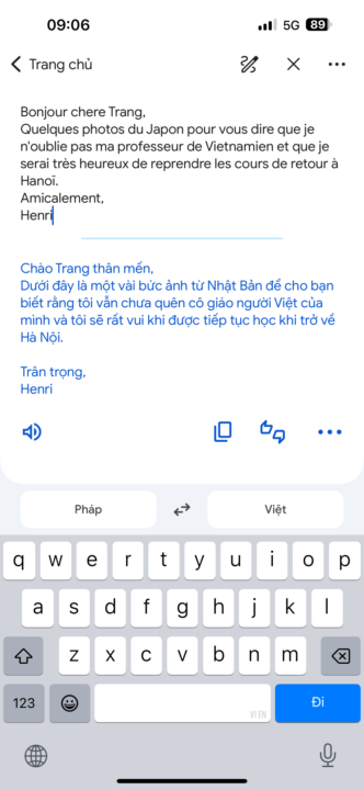 Niềm vui ngày cuối tuần.