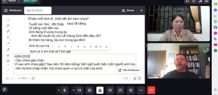 Khi học viên tin tưởng, gia sư không chỉ dạy học mà còn được lắng nghe những câu chuyện gia đình