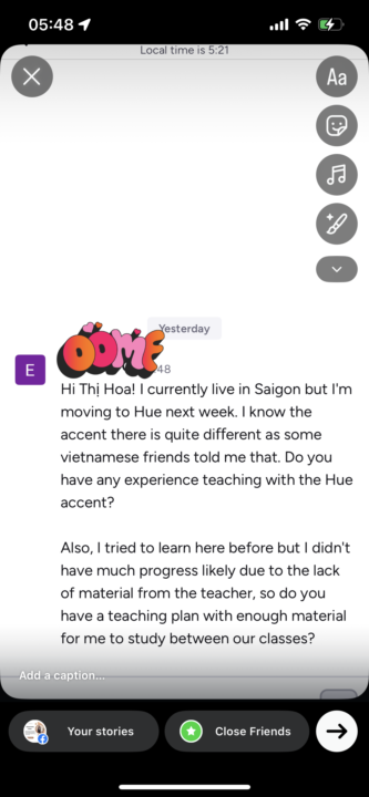 Tìm gia sư giọng Huế!