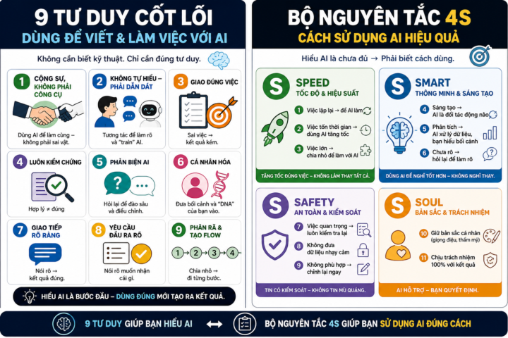 Cách sử dụng AI đúng và hiệu quả