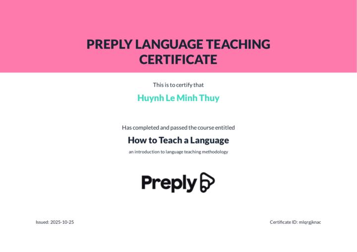 " HOW TO TEACH A LANGUAGE?"