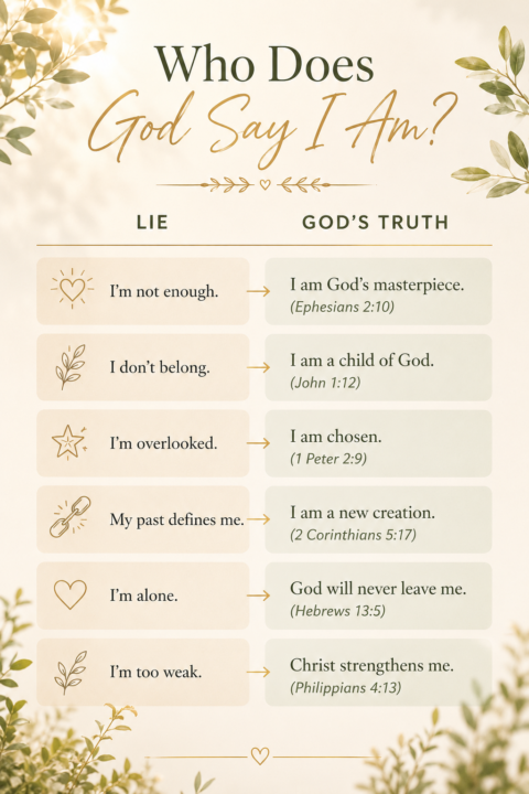 God’s truth is greater than the lies