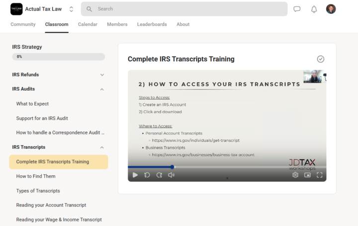 Do you owe the IRS money? IRS Transcript: Who Knew?
