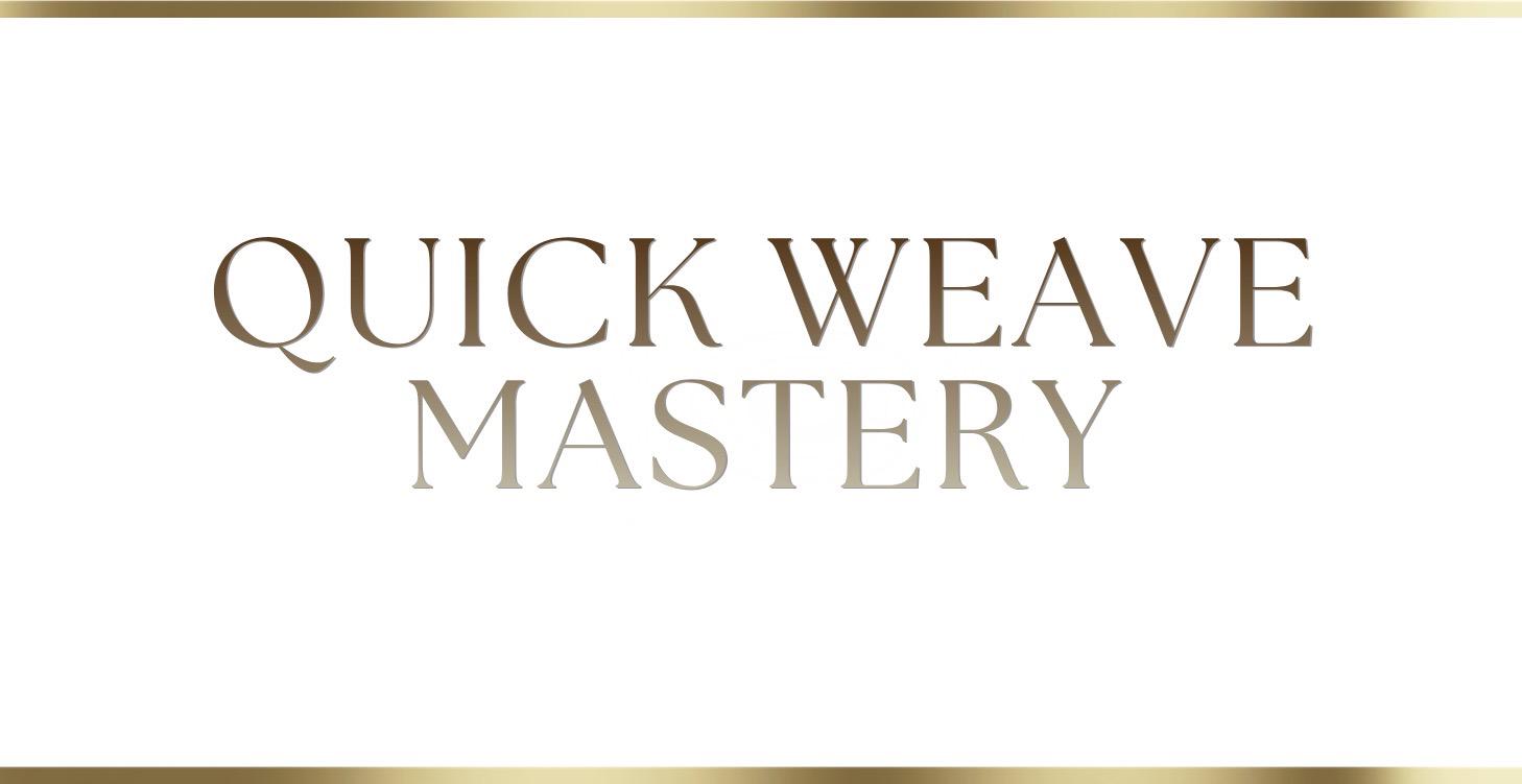 27 Piece Quick Weave Wig Mastery
