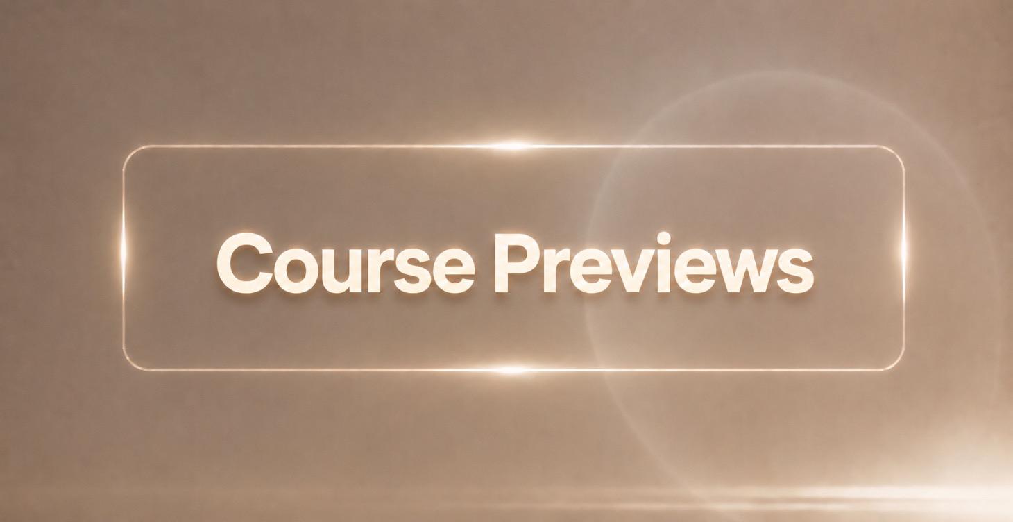 Crash Courses Previews