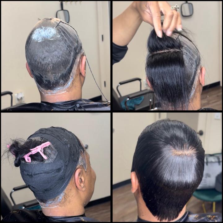 Natural Lace Closure Parting