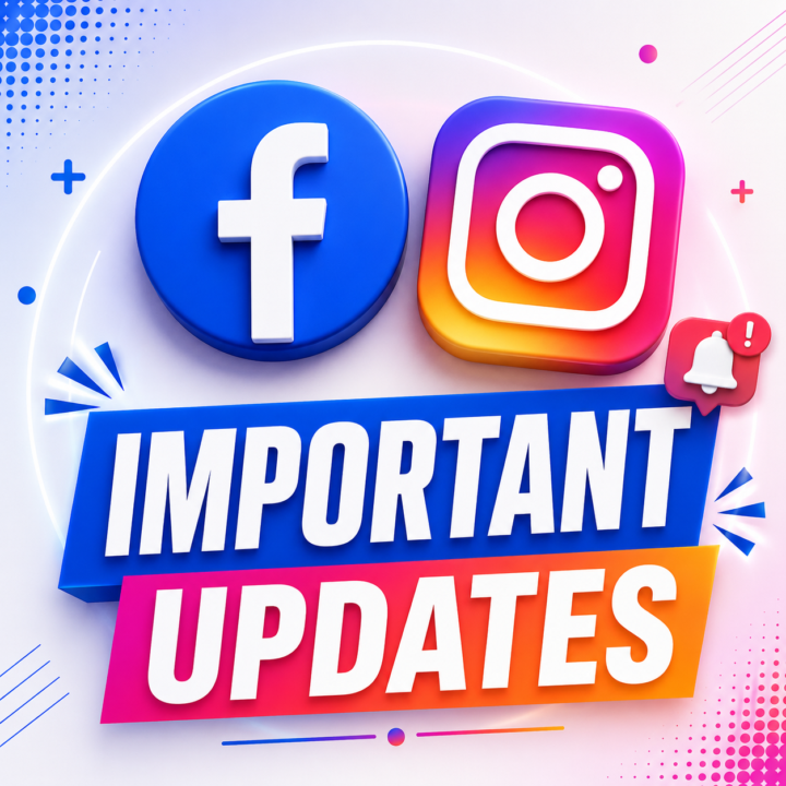 IMPORTANT SOCIAL MEDIA UPDATES!! 