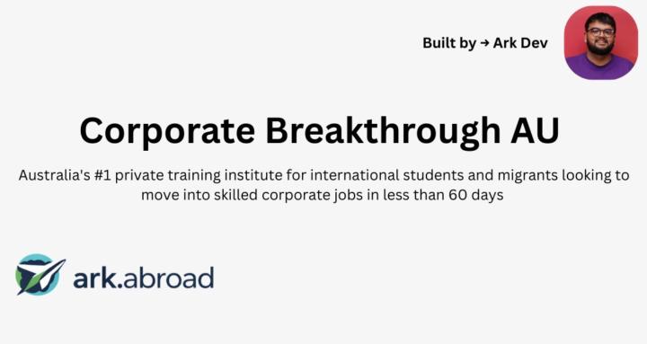 Corporate Breakthrough AU