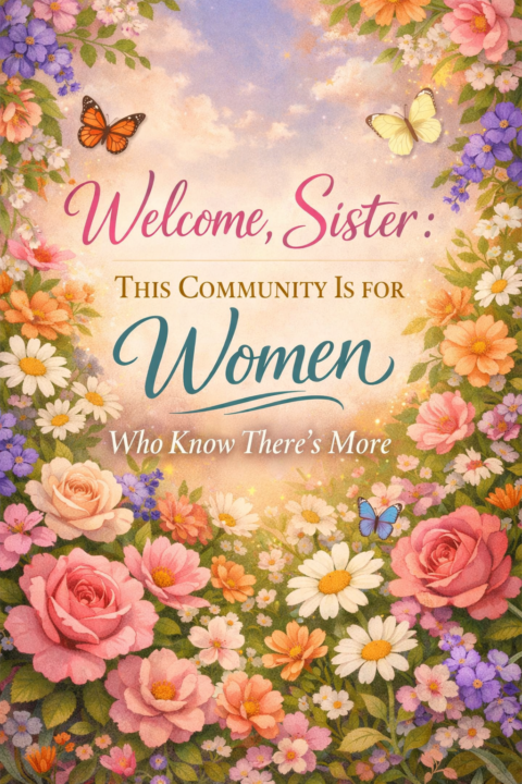 🌸 Welcome to a Community of Women Who Know There Is More