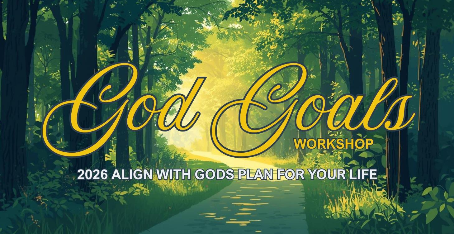 God Goals Workshop $9.00