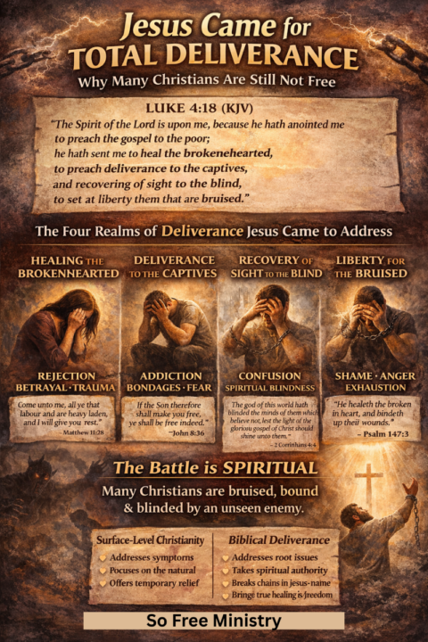 Jesus Came for Total Deliverance — Why Many Christians Are Still Not Free
