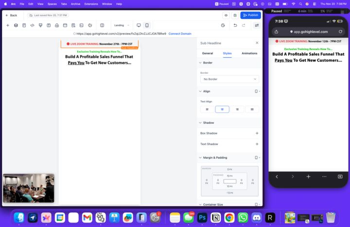 *IMPORTANT NOTICE FOR FUNNEL BUILDERS*