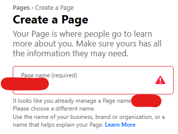 How do you guys deal with naming multiple Facebook pages?