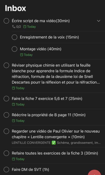 To-do LIST PARFAITE 😱👇