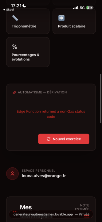 Problème 