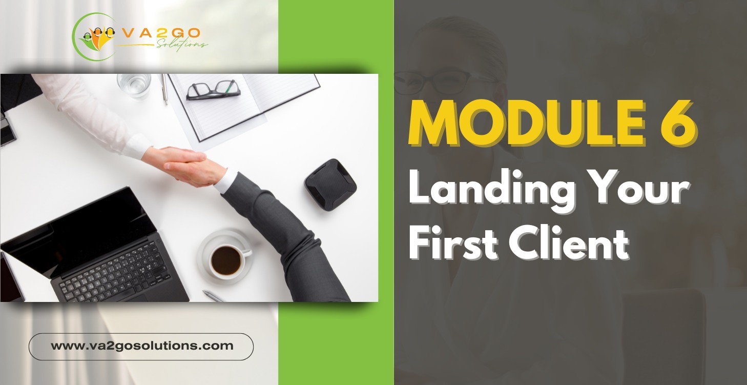 Module 6: Landing Your First Client