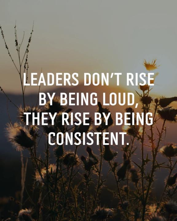 Thanks to our team and Leader for showing up