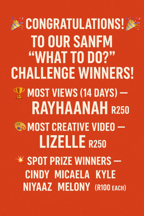 🎉 “WHAT TO DO?” CHALLENGE WINNERS! 🎉