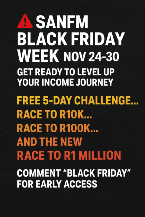 SANFM BLACK FRIDAY WEEK (24–30 Nov)