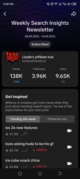 Old tiktok acc