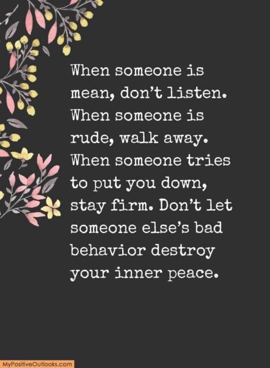 Don’t let someone…