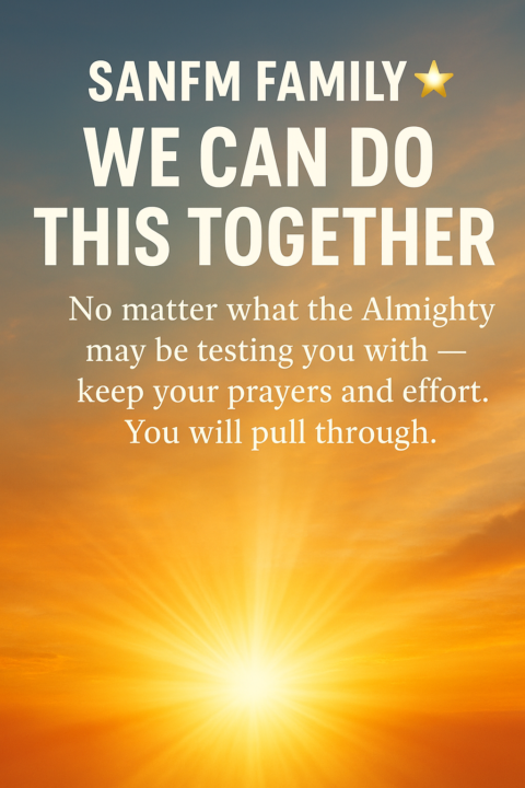 You can Do This! With Prayers & Effort!