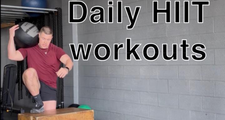 Daily HIIT sessions 