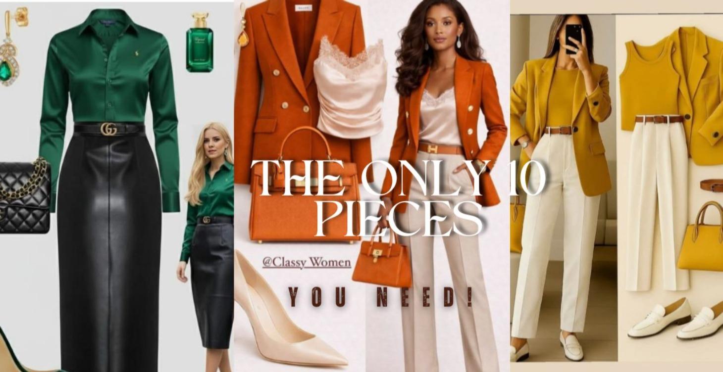 The only 10 Pieces you need in your Wardrobe