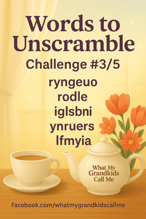 TODAY'S UNSCRAMBLE 3/5
