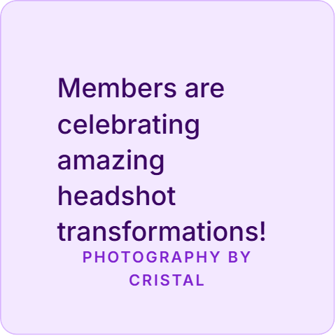  What's the first piece of advice you'd give to someone to prepare for a professional headshot appointment?   