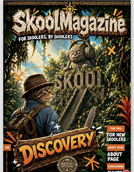 📖 Proud to Be Part of This Month’s Skool Magazine