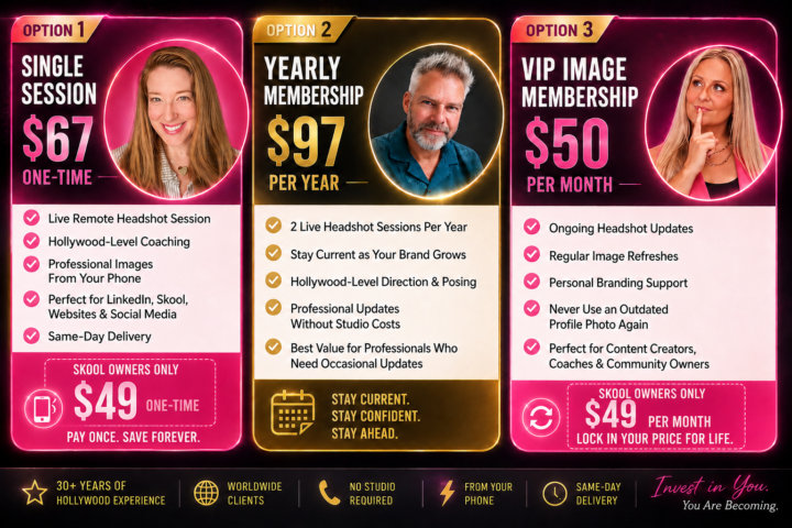 📸 The Remote Headshot Membership