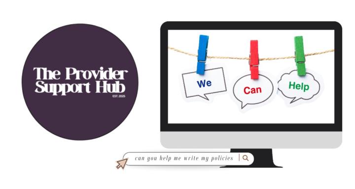 The Provider Support Hub