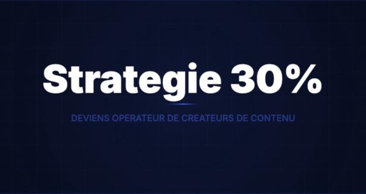 Stratégie 30%