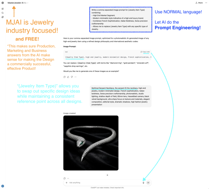 💎 How to Eliminate "Prompt Engineering" Using MasterJeweler AI
