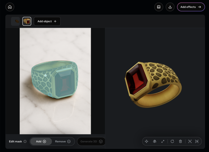 AI Image to 3D CAD for Jewelry is on the way