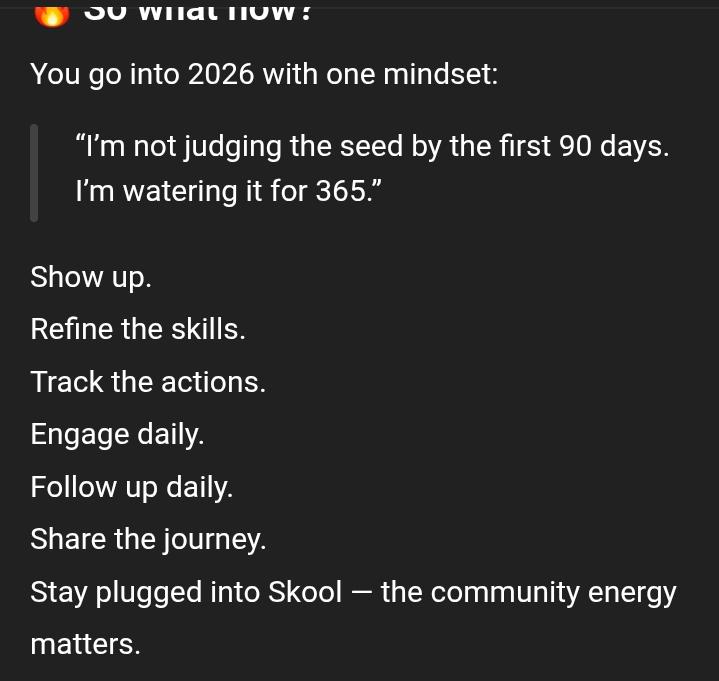 Wanted to share this with you Fam, out loud!