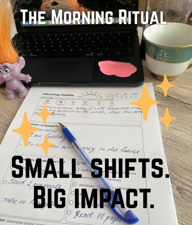 Habits define us, let' make them great! 🥳