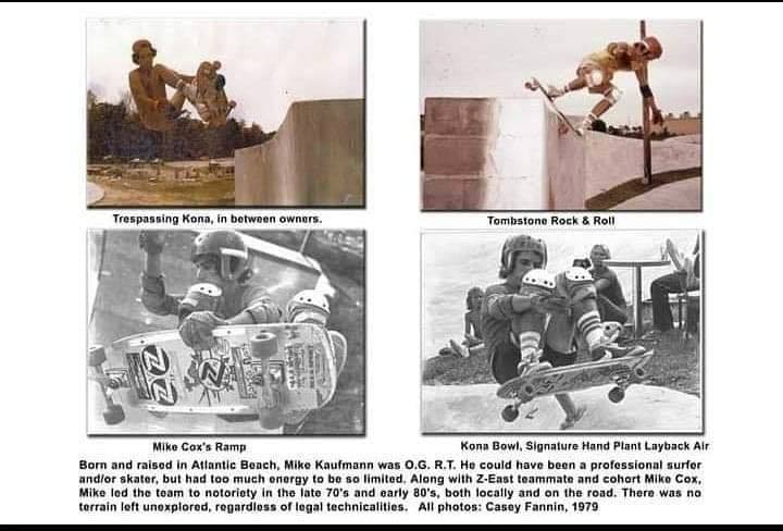 Skating Kona Skatepark or over 45 years!