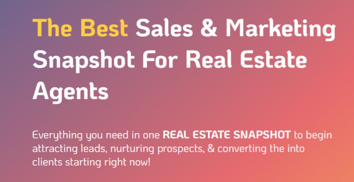 How to Setup Your Digital Real Estate Snapshot