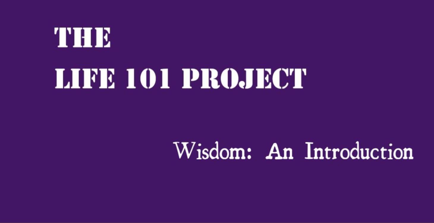 Wisdom: Introduction