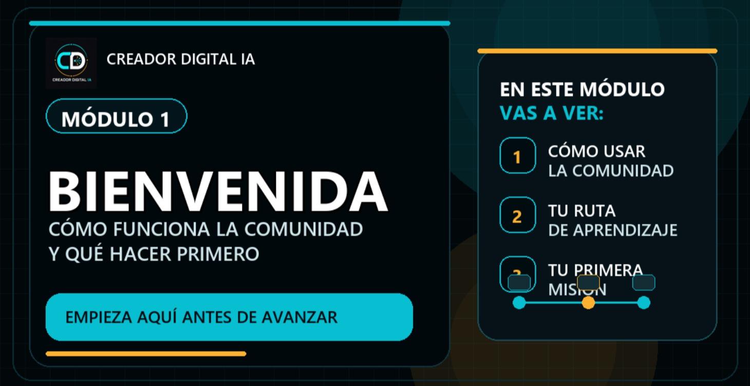 MÓDULO 1 — BIENVENIDA