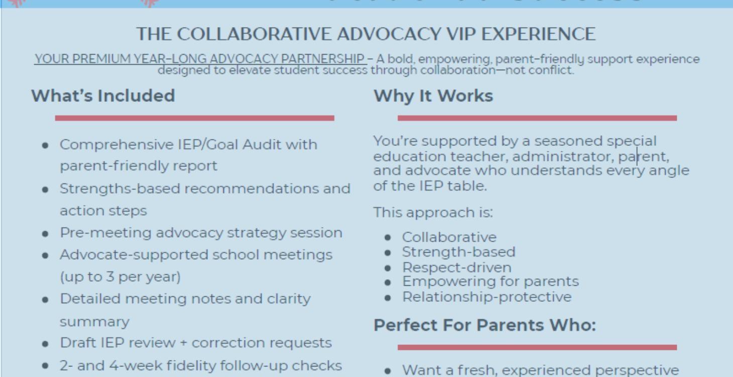 The Collaborative Advocacy VIP Experience