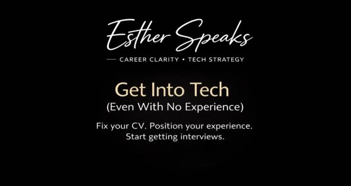 Tech Speaks: Get Into Tech