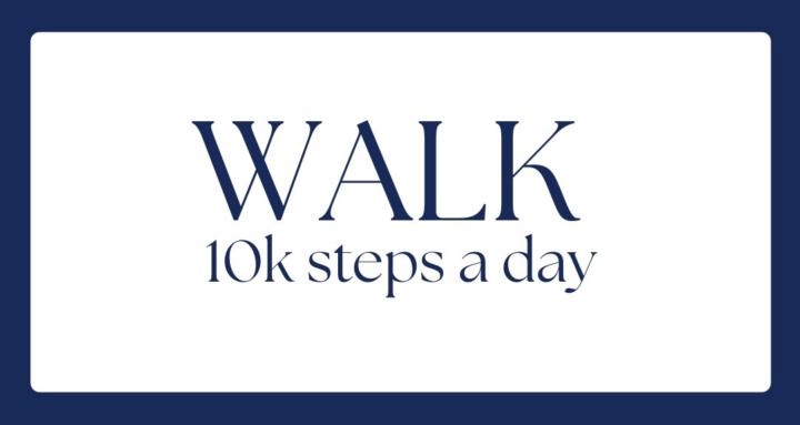 10k steps a day
