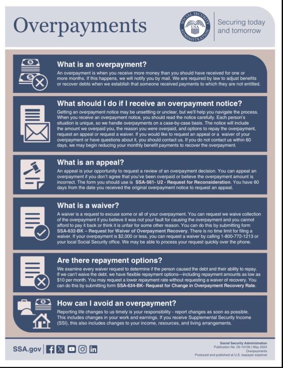 Overpayment help!