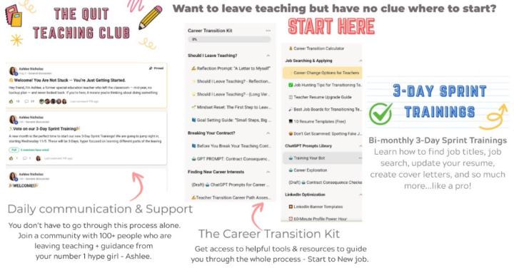 The Quit Teaching Club