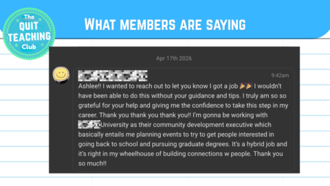 The Quit Teaching Club gallery image