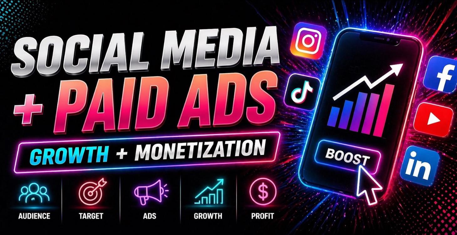 SOCIAL MEDIA  + Paid Ads