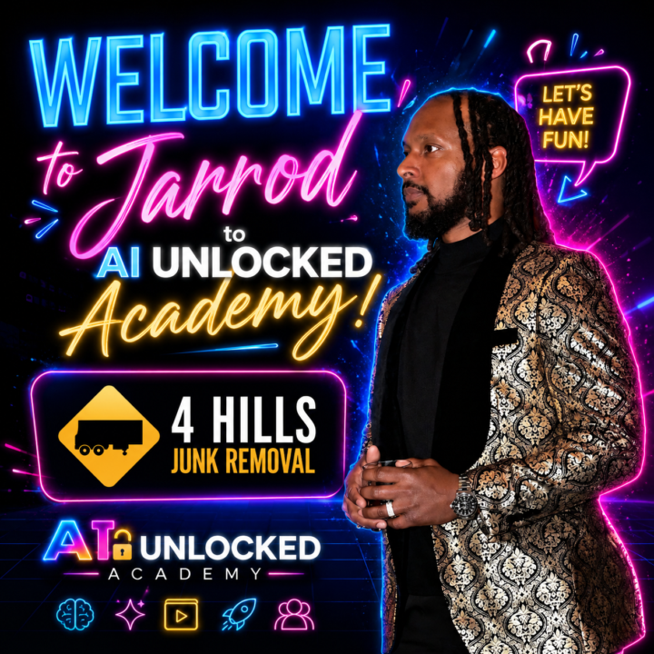 🚀 WELCOME TO AI UNLOCKED ACADEMY, JARROD! 🔥